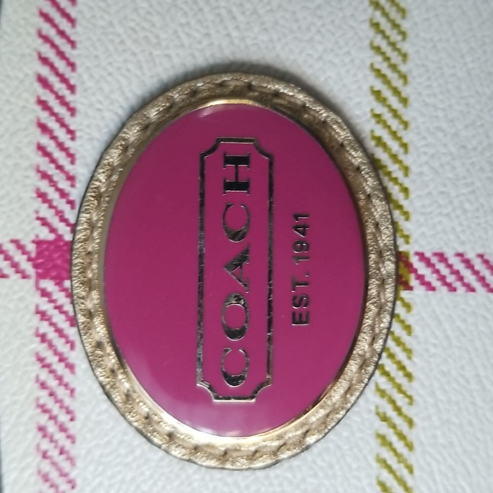 Coach multi color bag